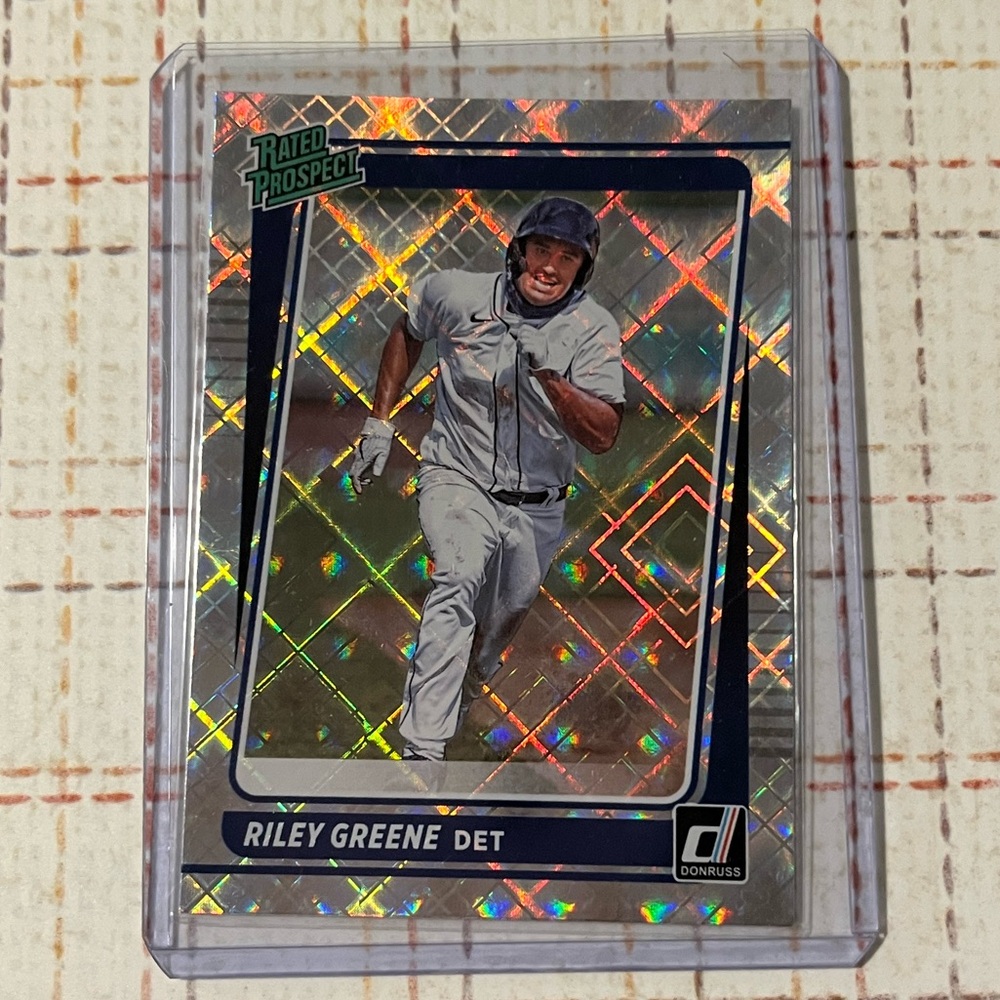 ⚾️ 2021 Panini Donruss - Rated Prospects Rapture #RP5 Riley Greene (RC)